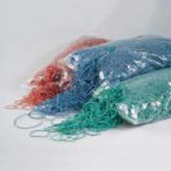 1Kg Gummib�nder, 80 x 4 mm, rot