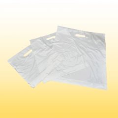 250 Tragetaschen 550 x 600 x 50 mm, wei�, 50m�